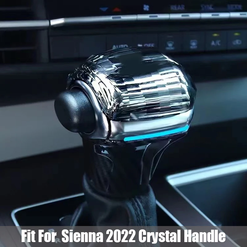 Кристален Дръжка За Toyota Sienna 2022 Обновяване на Главата на скоростния Модифицираната Дръжка на скоростния Лост за Превключване на Предавките Дръжка на скоростния