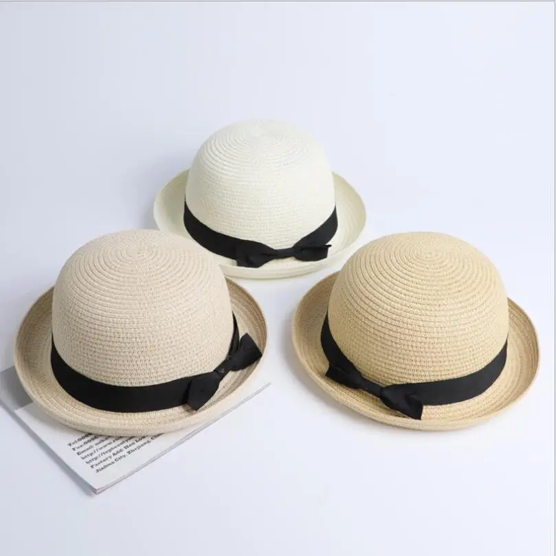 Лейди Шапка, слънчеви шапки Лента през Цялата Плосък Покрив Слама Фетровая Шапка Панама летни шапки за жени сламена шапка възстановяване на предишното положение gorras слънчеви шапки
