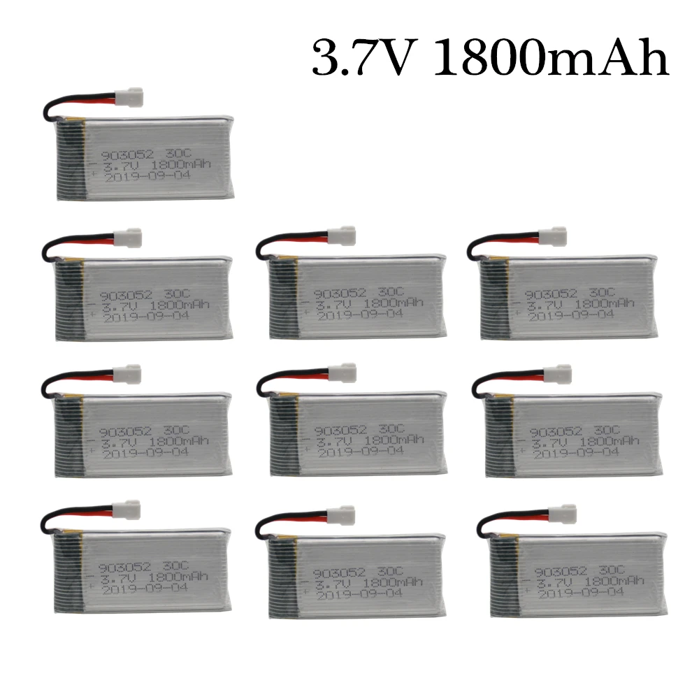 3,7 1800 mah Батерия за KY601S SYMA X5SW X5 M18 H5P 903052 3,7 В Lipo батерия XH2.54 Щепсела от 1 бр. до 10 бр