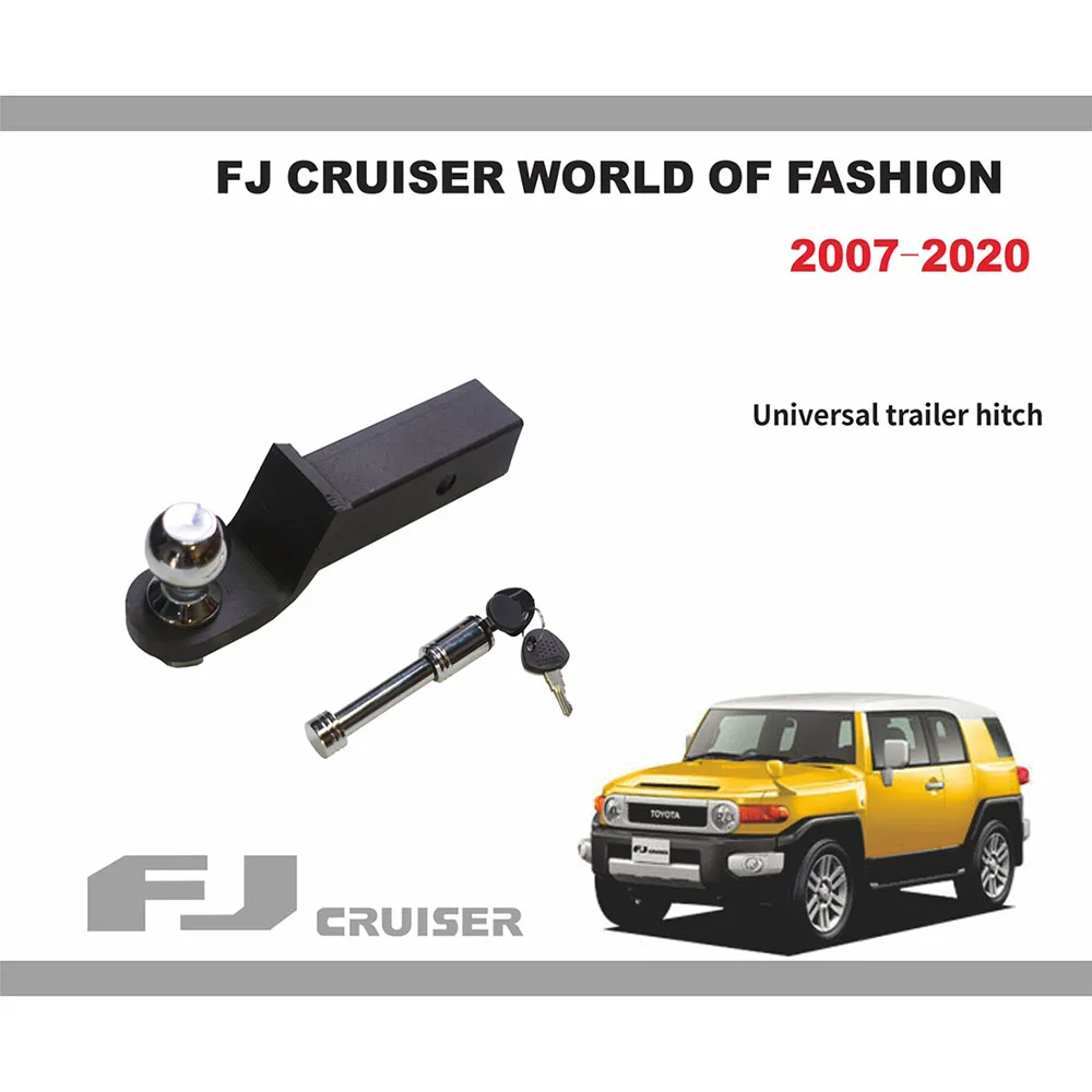 За Toyota FJ Cruiser Комплект Буксировочных Пръти От Хром-молибденовой Стомана FJ Cruiser Куката за Теглича на Ремаркето Модификация Аксесоари 2007 ~ 2020