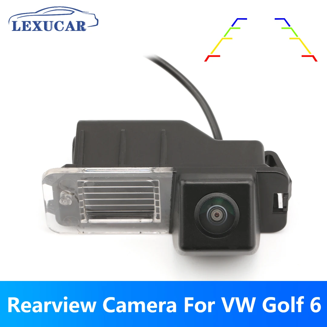 Камера за задно виждане за VW Golf 6 MK6 Рибешко око Starlight HD за Polo 6R Passat CC, Щепсела и да Играе Водоустойчив Парковочная Камера