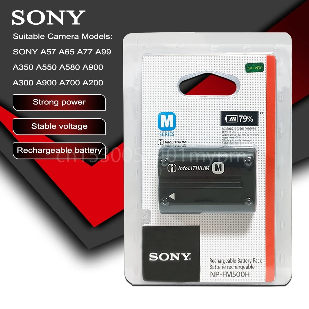 Оригинален Sony NP-FM500H NP FM500H FM50 Батерия за фотоапарат магистрала a57 а a65 A77 A450 A560 A580 A900 A58 A99 A550 A200 A300 A350 A700 F717